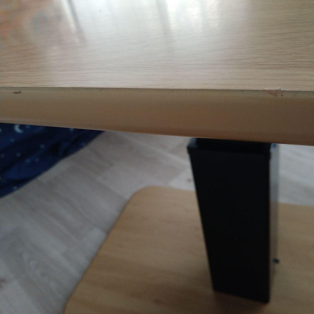 昇降式テーブル　120✕70 ナチュラルカラー　ダイニングテーブル