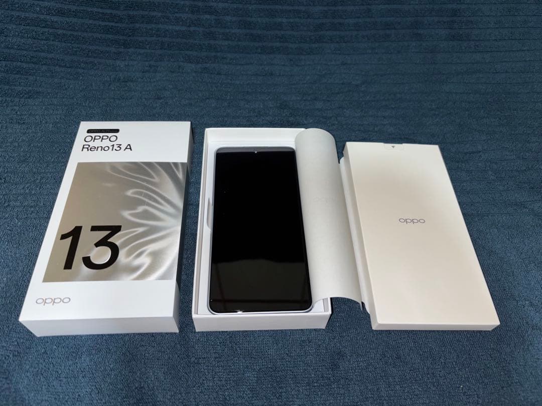 新品　OPPO RENO 13A 128GB 8GB アイスブルー　SIMフリー
