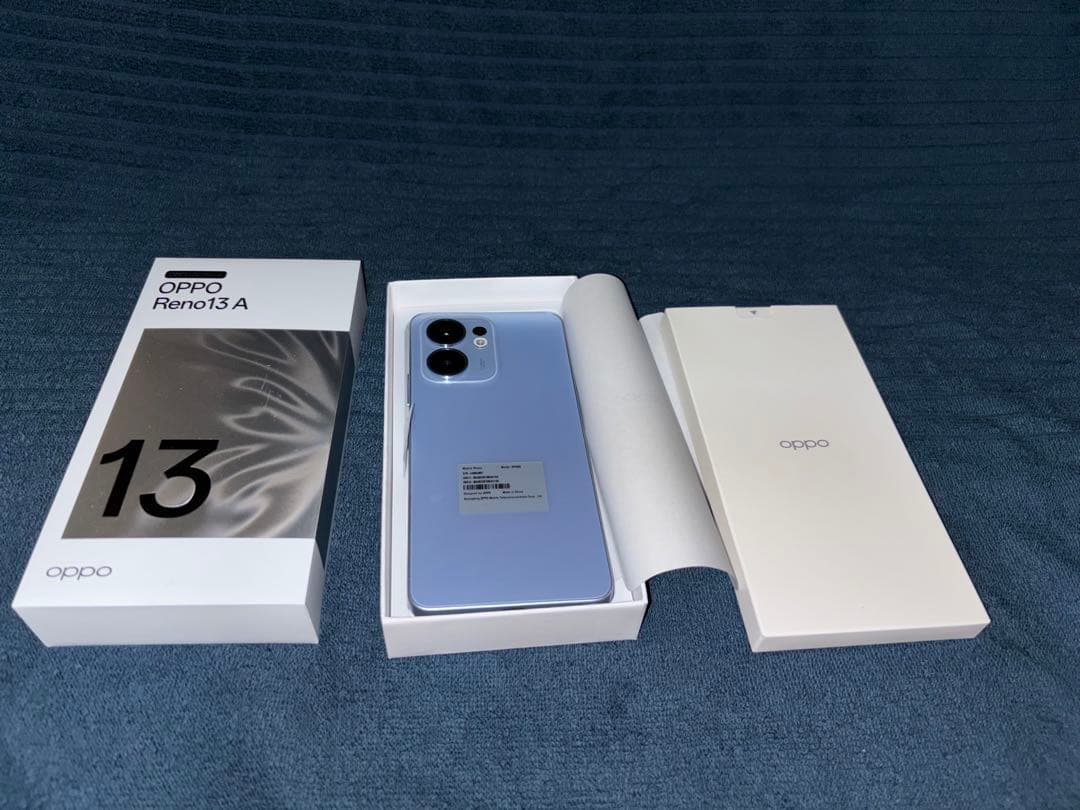 新品　OPPO RENO 13A 128GB 8GB アイスブルー　SIMフリー