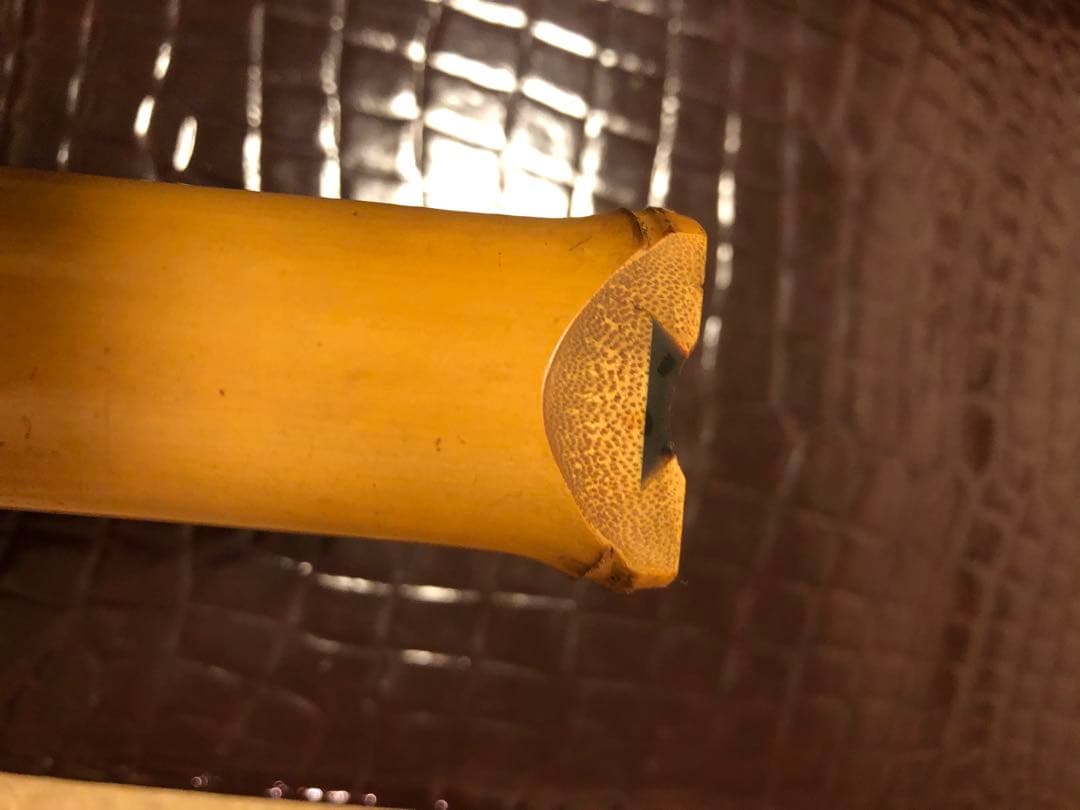 尺八　竹童銘　一尺六寸