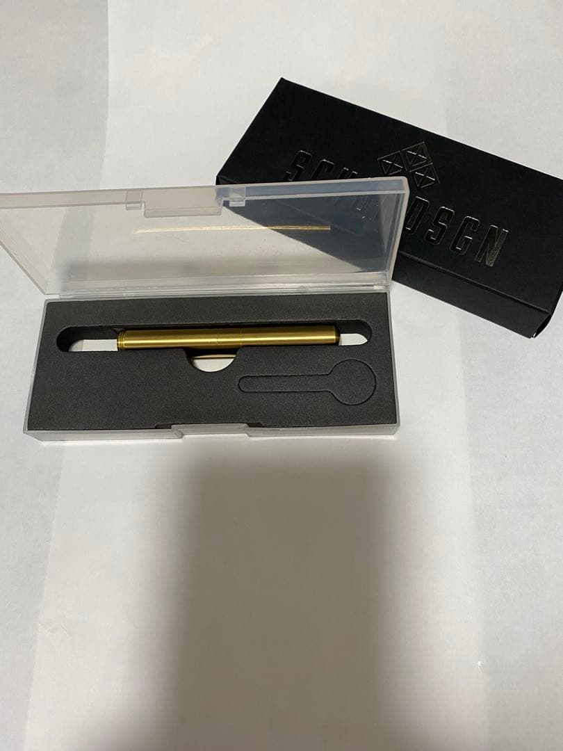 SCHONDSGN ショーンデザイン 万年筆 ポケットシックスブラス　ラスト１点