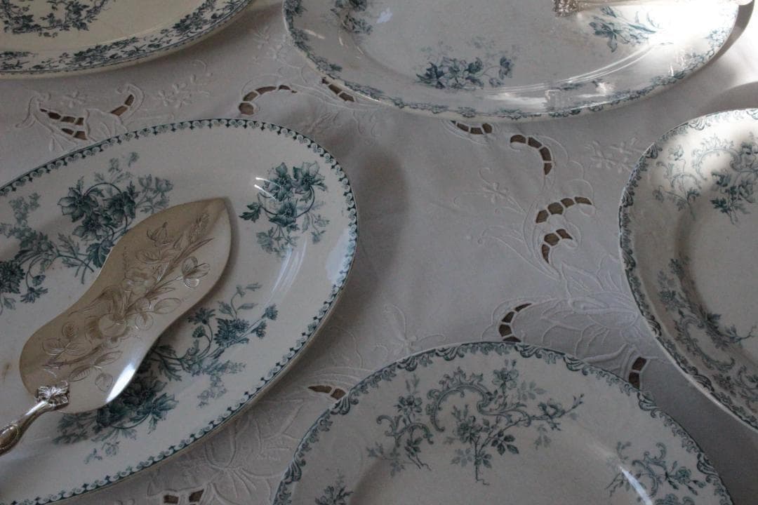 【C】フランスアンティーク・ショワジールロワVILLARDプレート