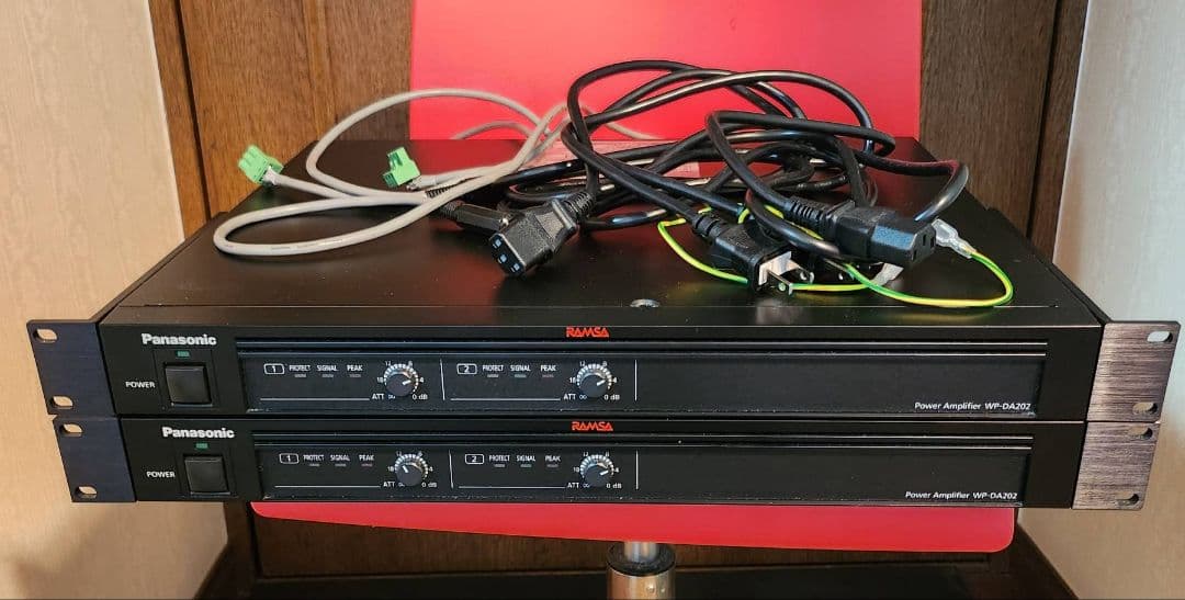 Panasonic　パワーアンプ　RAMSA　WP-DA202　2台セット