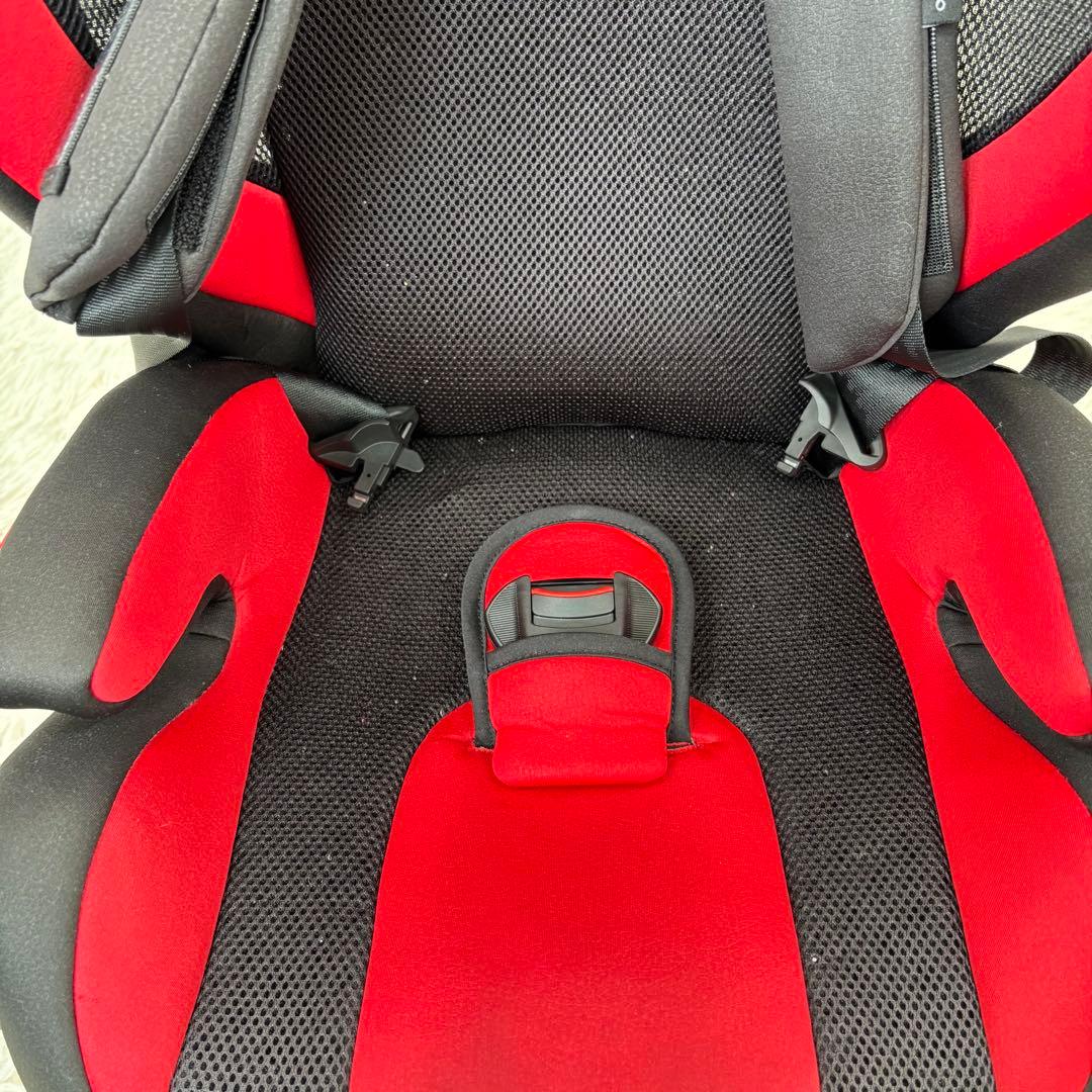 美品　RECARO ジュニアシート　キッズシート　チャイルドシート　赤