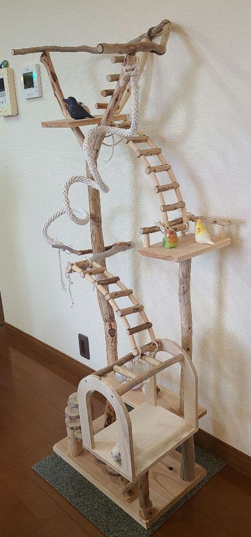 ④朝霧＊オーダーページ　バードアスレチック　流木　ハンドメイド