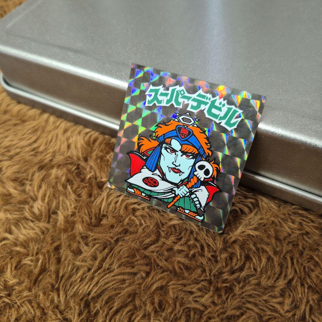 旧ビックリマンシール　第３弾ヘッド　スーパーデビル　裏面薄い黄色