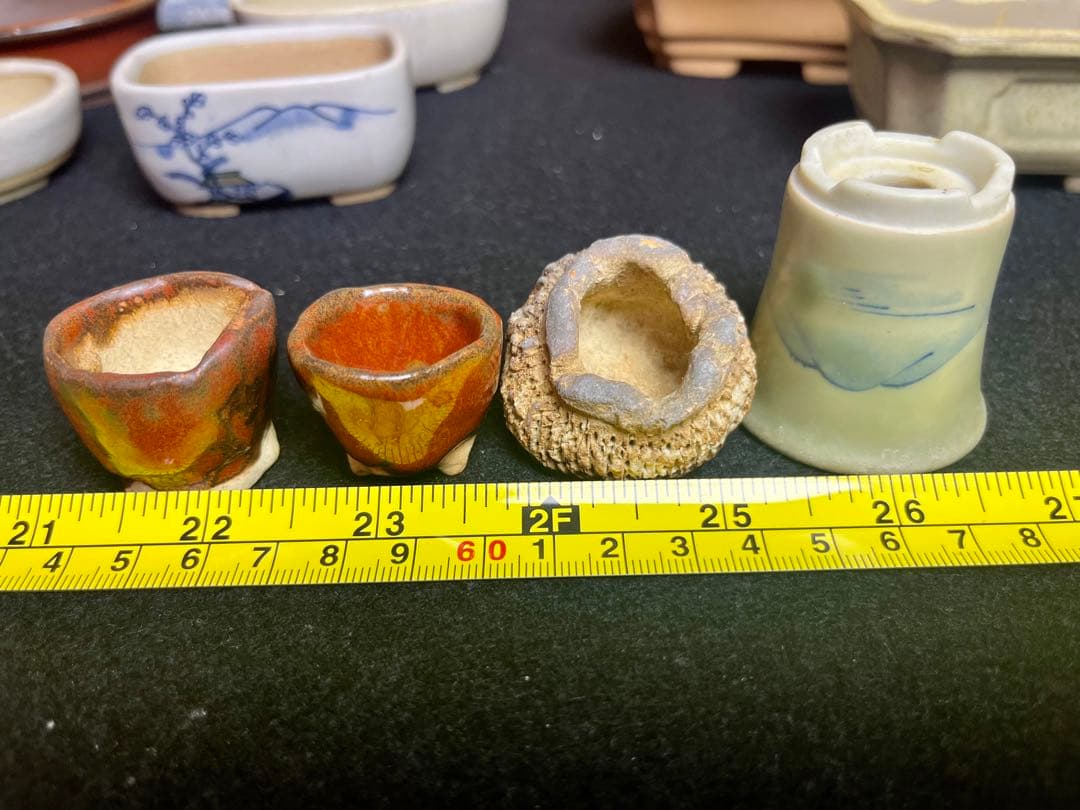 盆栽鉢　　植木鉢　山野草鉢　観葉植物　園芸　ミニ盆栽鉢各種　28個まとめて