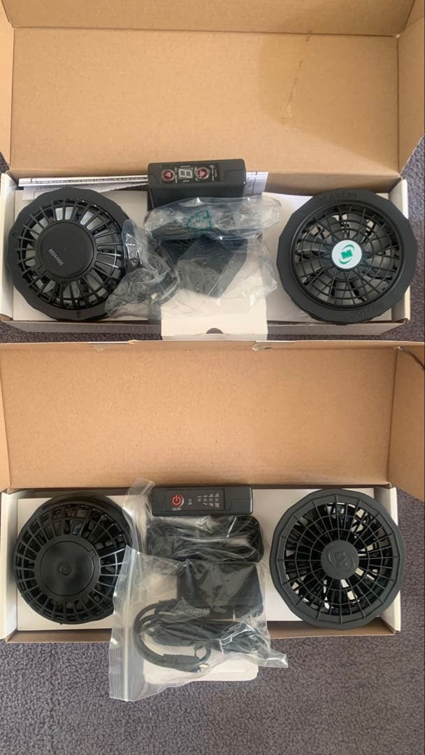 ミドリ安全 - 電動ファン COOL FAN 冷却ファン2台