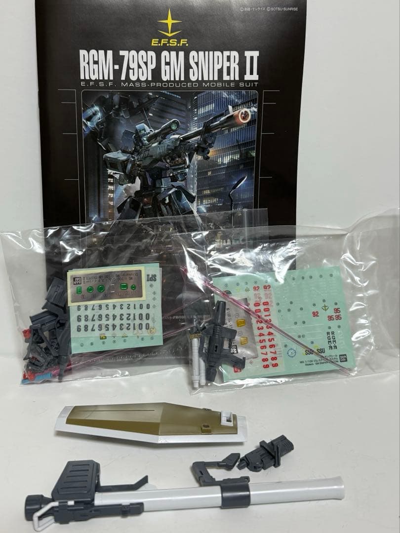 素組品 MG２体 ジムスナイパー、ジムスナイパーⅡ