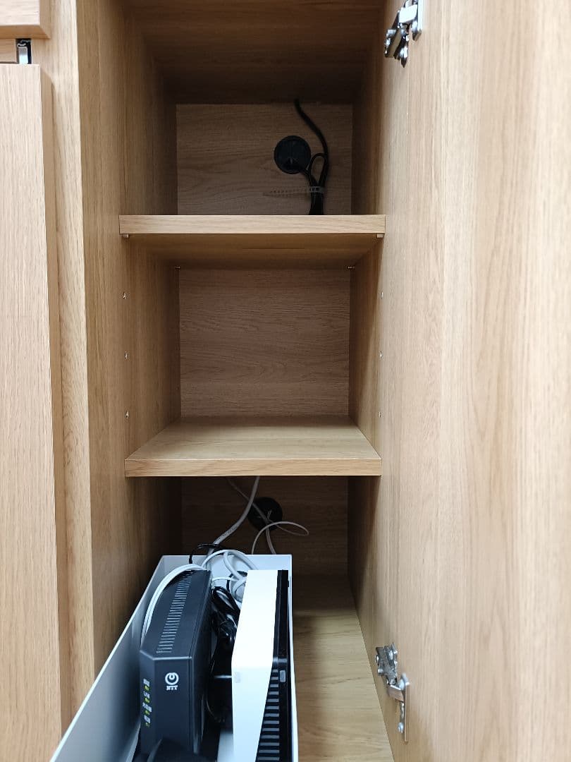 ベルメゾン　リビングキャビネット　プリンター収納