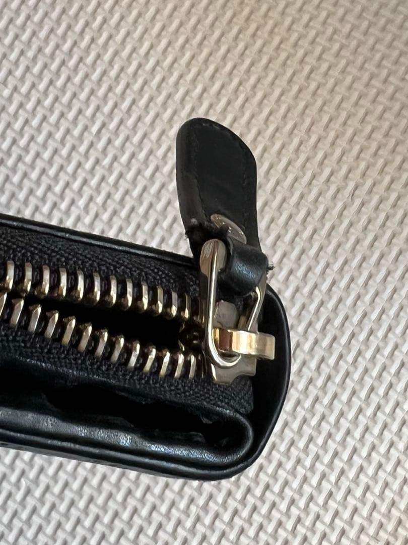 GUCCI 財布 シマ レザー