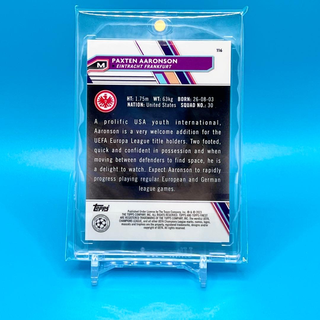 世界10枚限定！22-23 Topps PAXTEN AARONSON RC