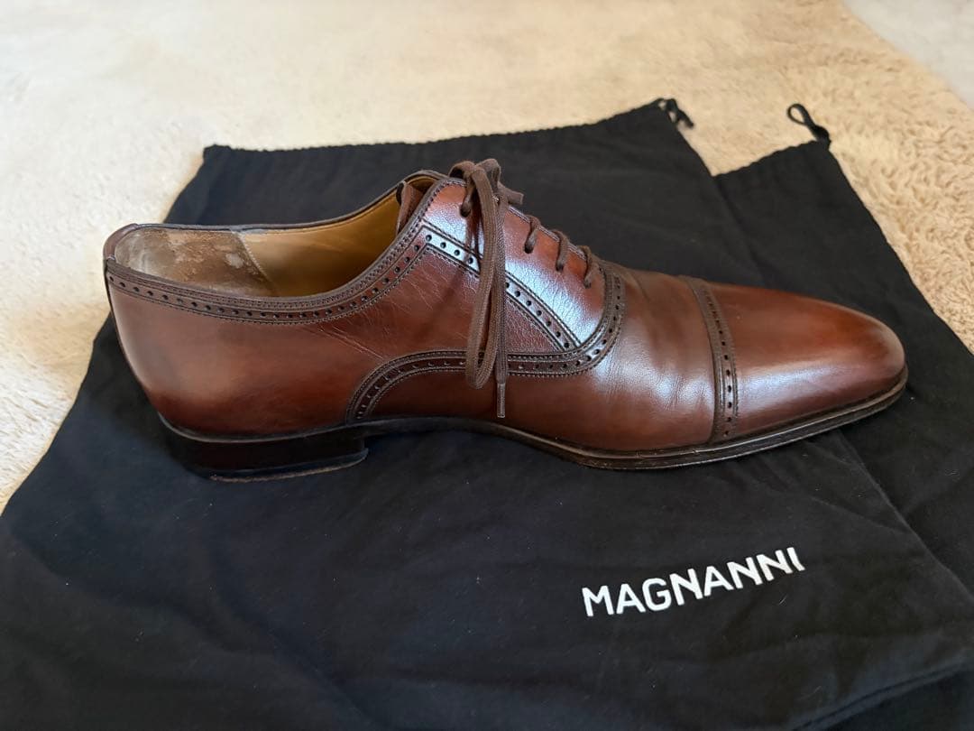 MAGNANNI/マグナーニ/ストレートチップ/size39/ブラウン
