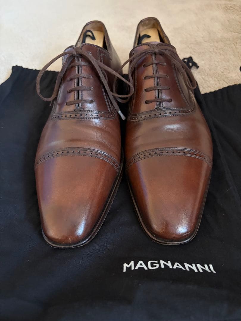 MAGNANNI/マグナーニ/ストレートチップ/size39/ブラウン