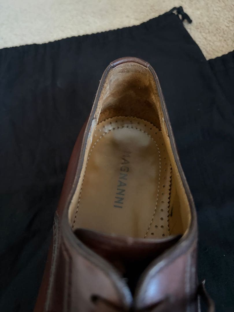 MAGNANNI/マグナーニ/ストレートチップ/size39/ブラウン