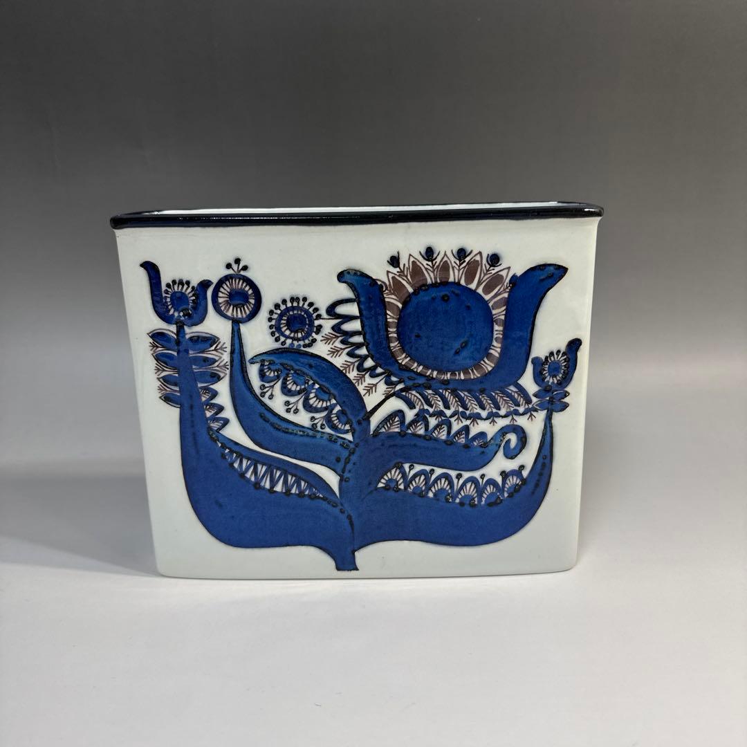 ロイヤルコペンハーゲン ・テネラ・スクエア型 フラワーベース 花瓶 北欧