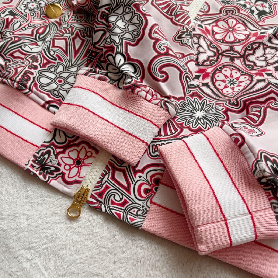 美品　マークアンドロナ　近年　セットアップ　ジャケット　スカート　花柄　ピンク