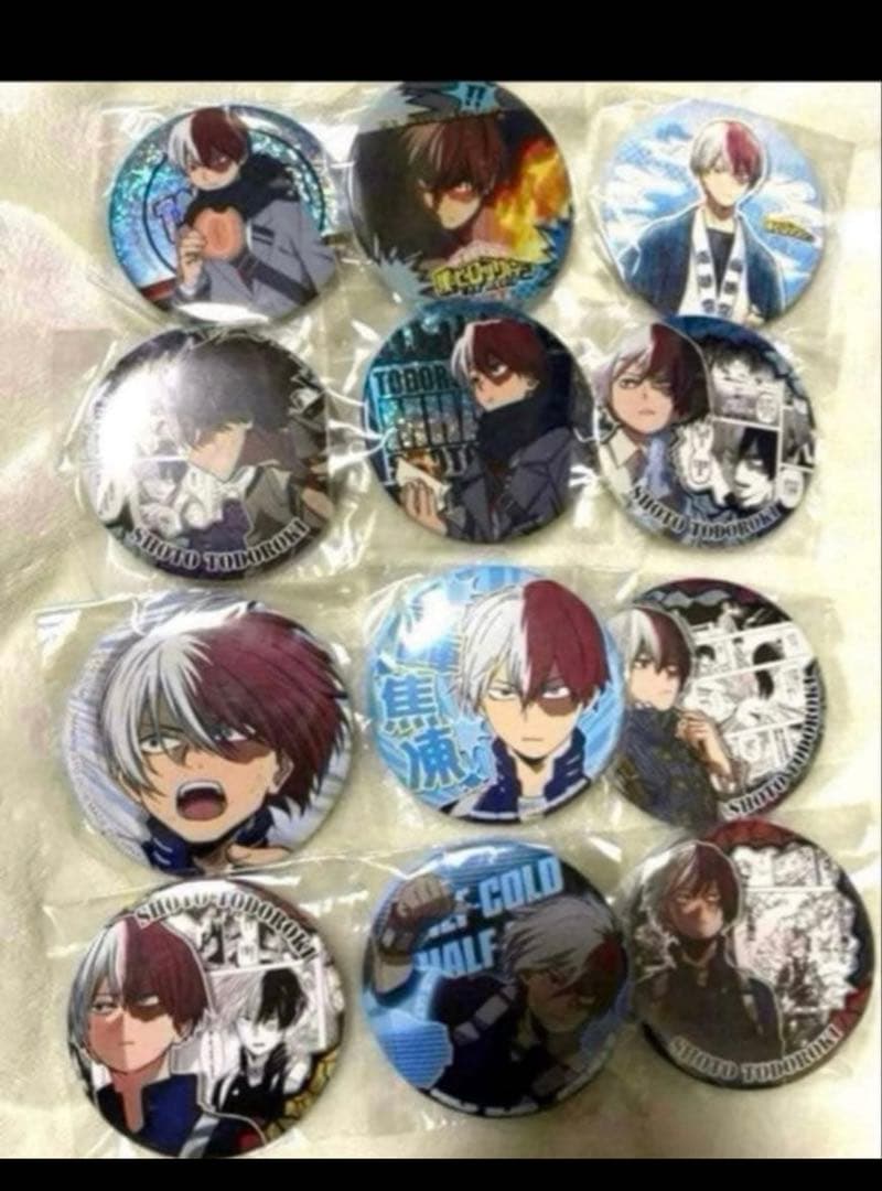 【まとめ売り】僕のヒーローアカデミア ヒロアカ 轟焦凍 缶バッジ ポストカード
