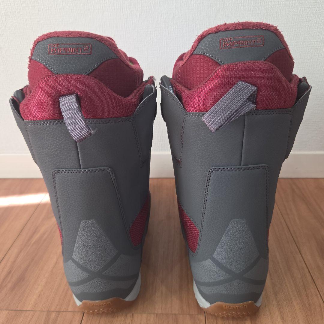 BURTON RULER-ASIAN FIT スノーボードブーツ グレー/赤