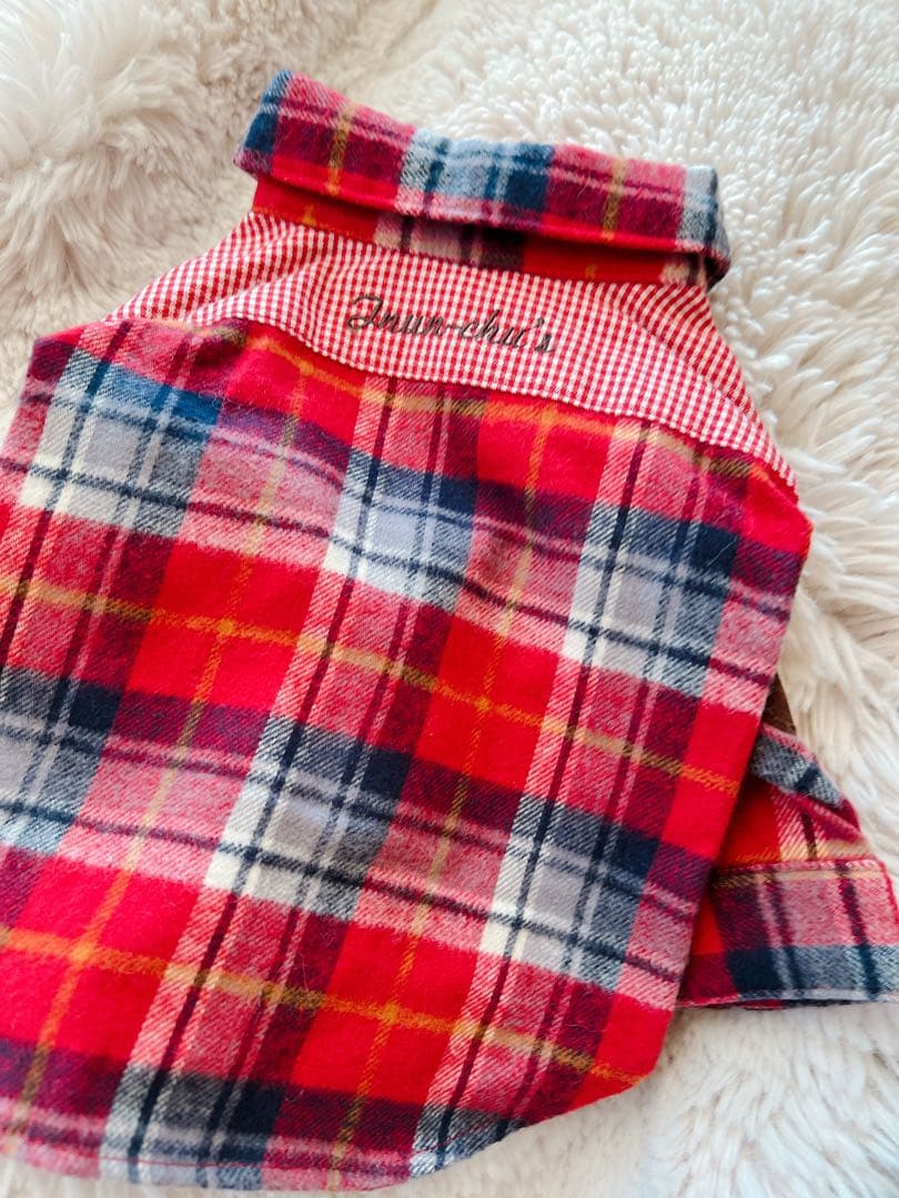 希少❣️試着のみ❣️受注会オーダー品 めちゃ可愛い❣️ネルシャツ2ハーフ