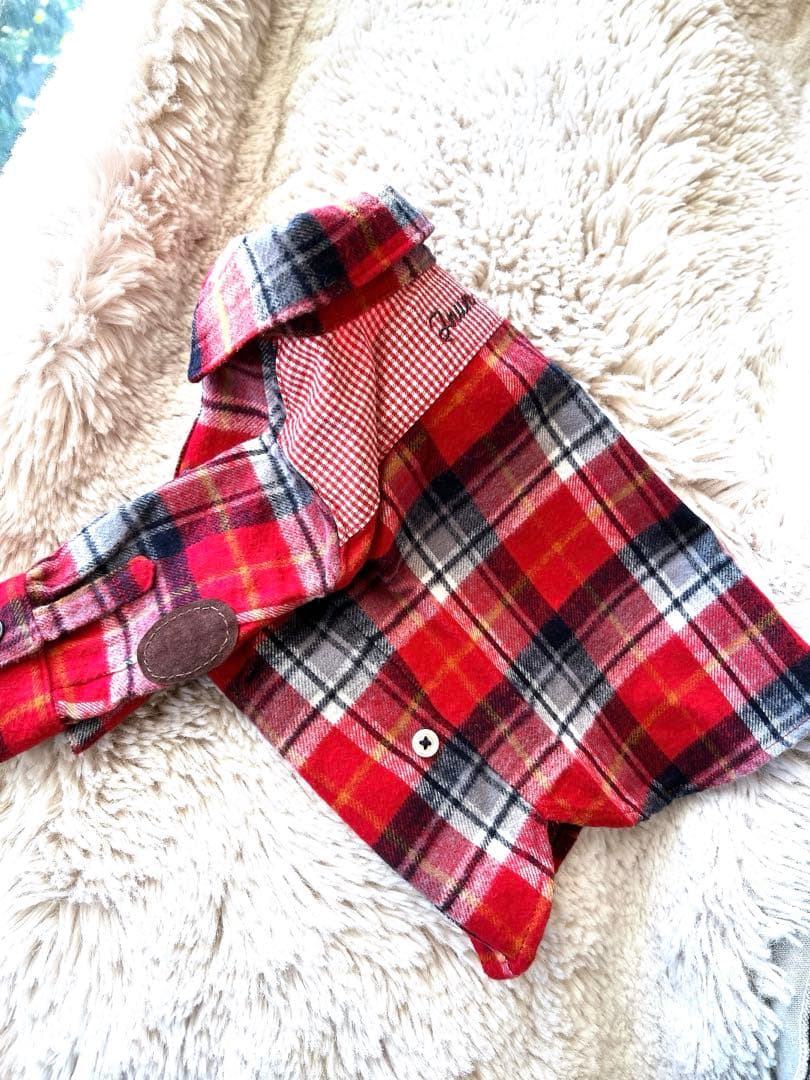 希少❣️試着のみ❣️受注会オーダー品 めちゃ可愛い❣️ネルシャツ2ハーフ