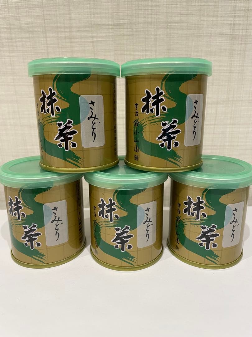 山政小山園 抹茶 さみどり 30g×5缶