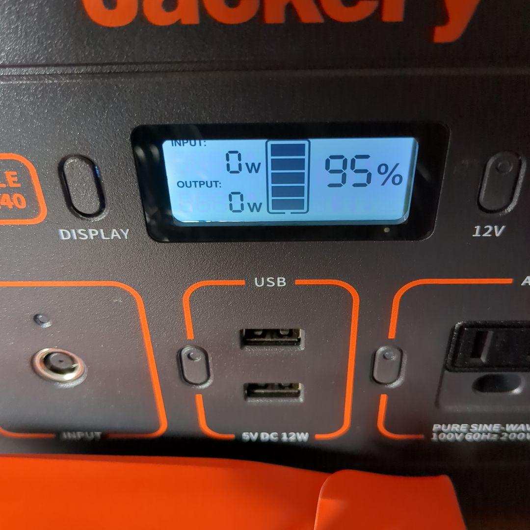 Jackery発電機　 SolarSaga 60PSEマークあり