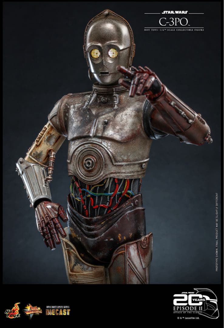【未展示】Ｃ-３ＰＯ　ＤＩＥＣＡＳＴ　スターウォーズ　クローンの攻撃　20周年