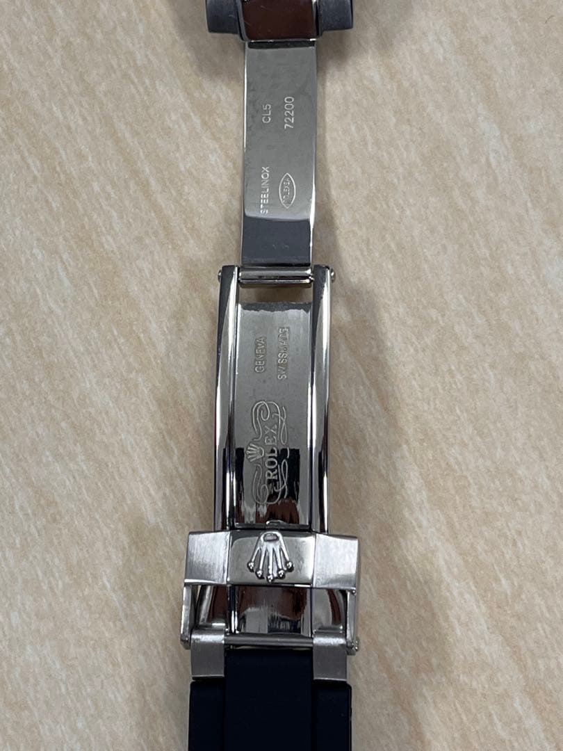 ROLEX バックル　ラバーベルト　オイスターフレックス　ロレックス　互換品