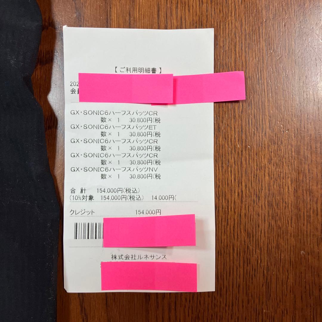 ルネサンスGXSONIC6 CR サイズ2XS 高速水着①新品　試着のみ