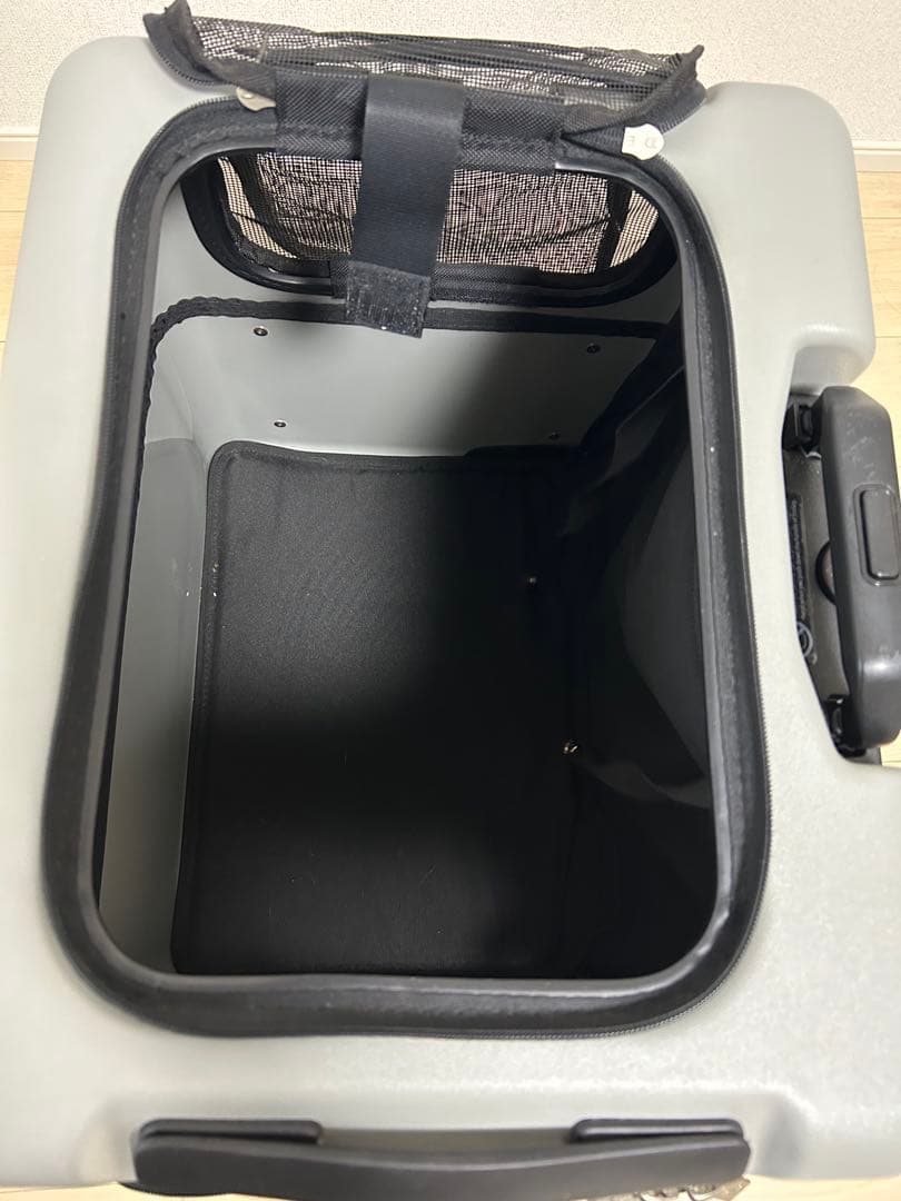 ペットキャリー18キロPETICO Lサイズ中型犬　ペチコ グレー　帰省病院