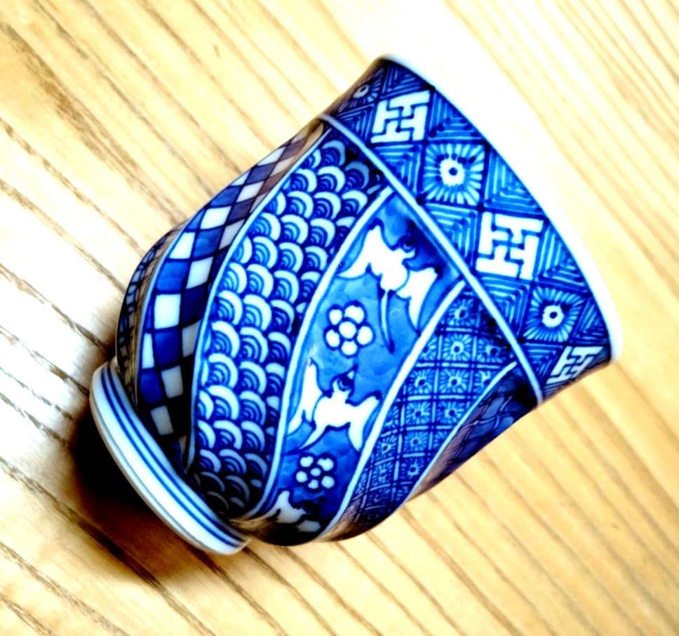 ☆ 叶 松谷 清水焼 湯呑茶碗