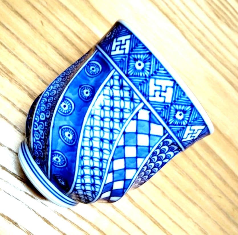 ☆ 叶 松谷 清水焼 湯呑茶碗