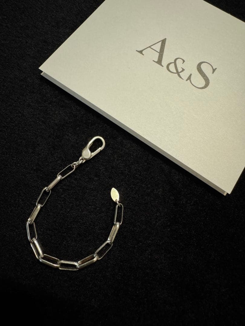 アガット シルバー　チェーンリング