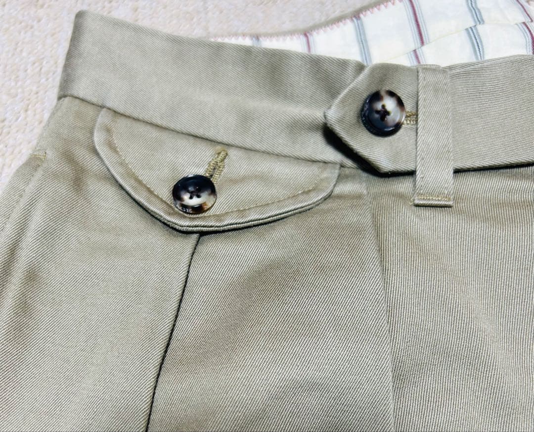 s*2様 BARNSTORMER カーキ ストレート チノパン