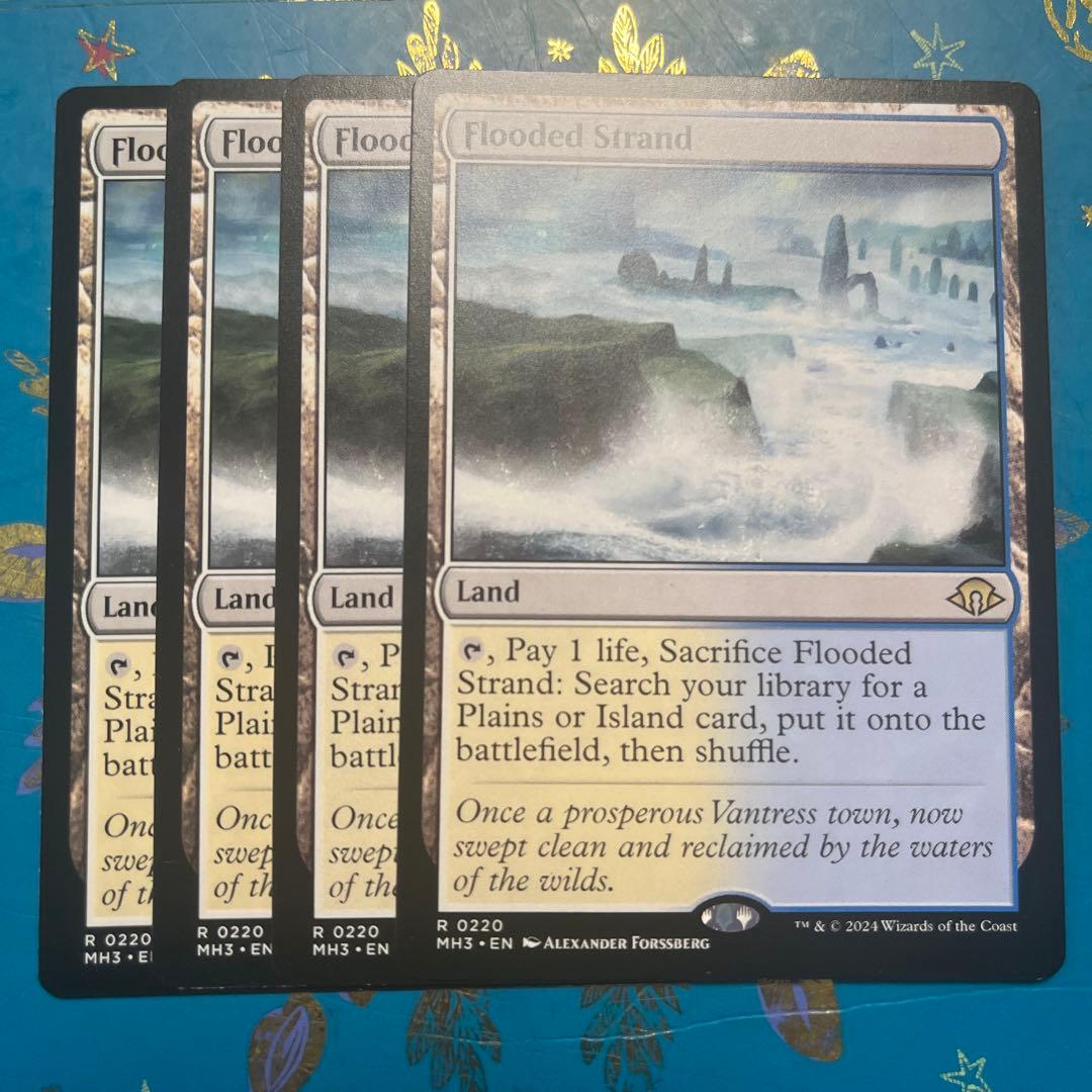 mtg 溢れかえる岸辺　４枚　英語　モダンホライゾン3