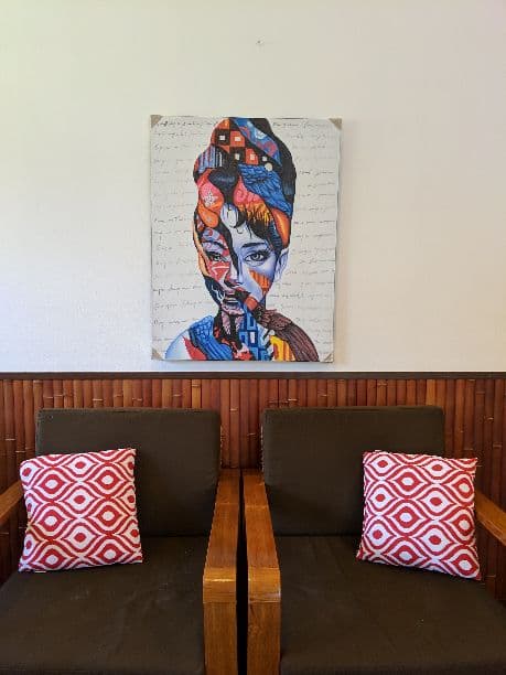 バリ島　絵画　スタイリッシュ