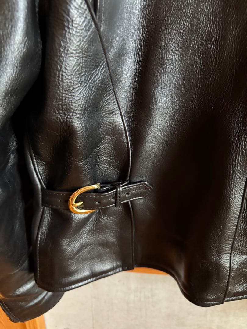 VANSON バンソン B 黒 42シングルライダース 革ジャン