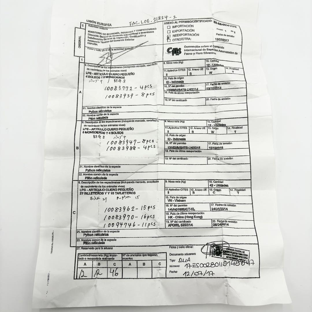 希少✨ロエベ ケース ミニ財布 エレファント ゾウ パイソン