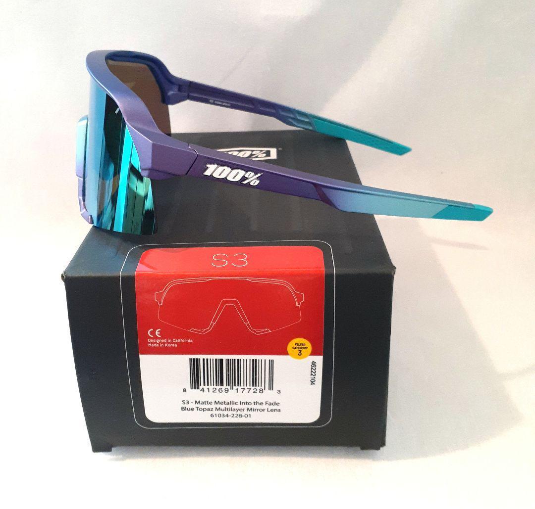 み 100% S3 ブルートパーズ ワンハンドレッド サングラス