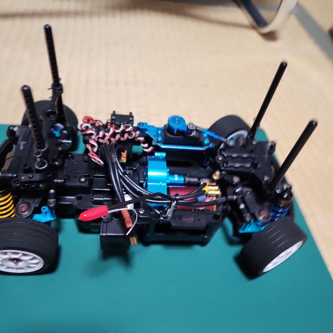 訳アリ(S寸専用)　タミヤMB01　イーグルパーツ多数 のメカ付き