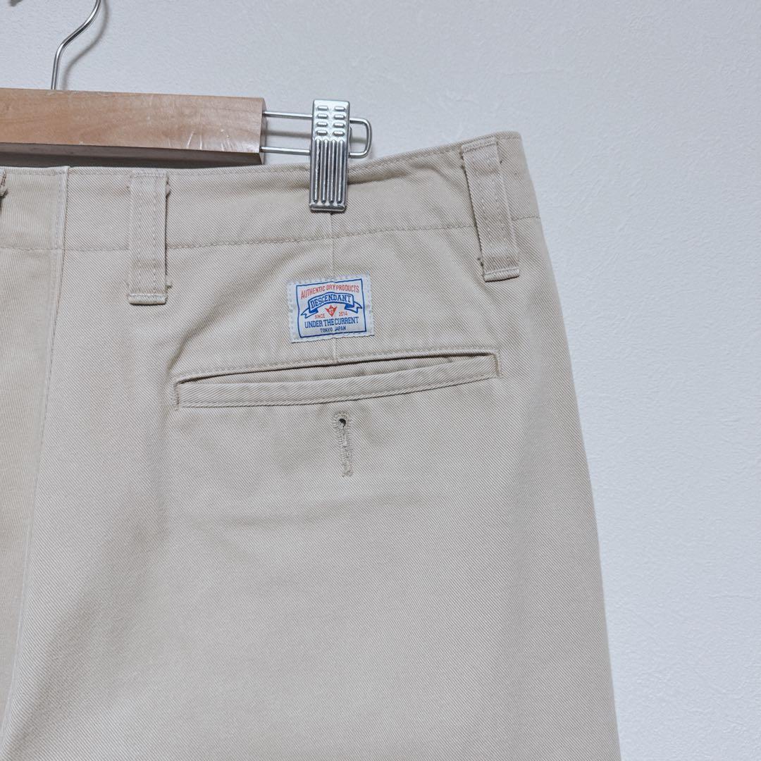 DESCENDANT KhaKee テーパードパンツ チノパン ベージュ