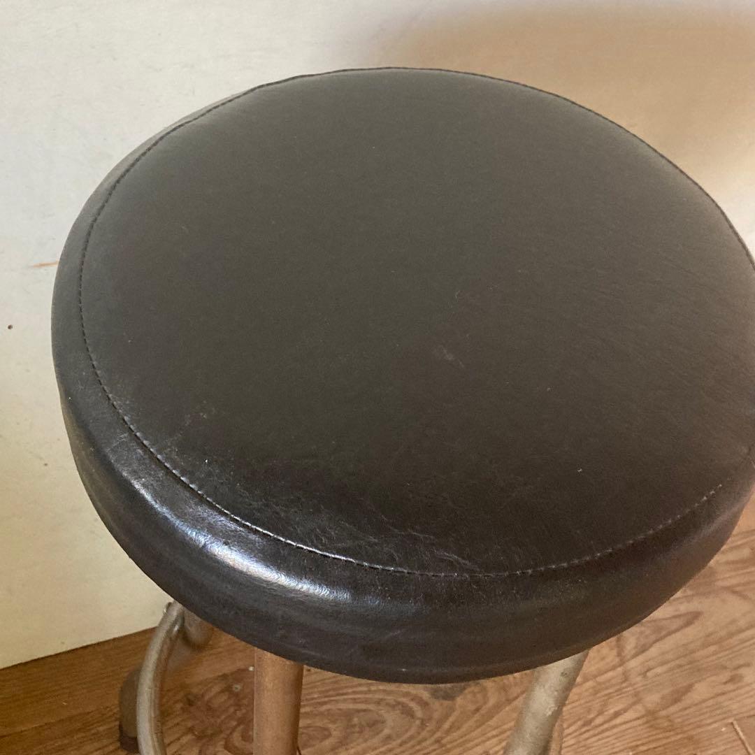 ヴィンテージ レトロ 回転式 カウンターチェア ハイスツール インダストリアル
