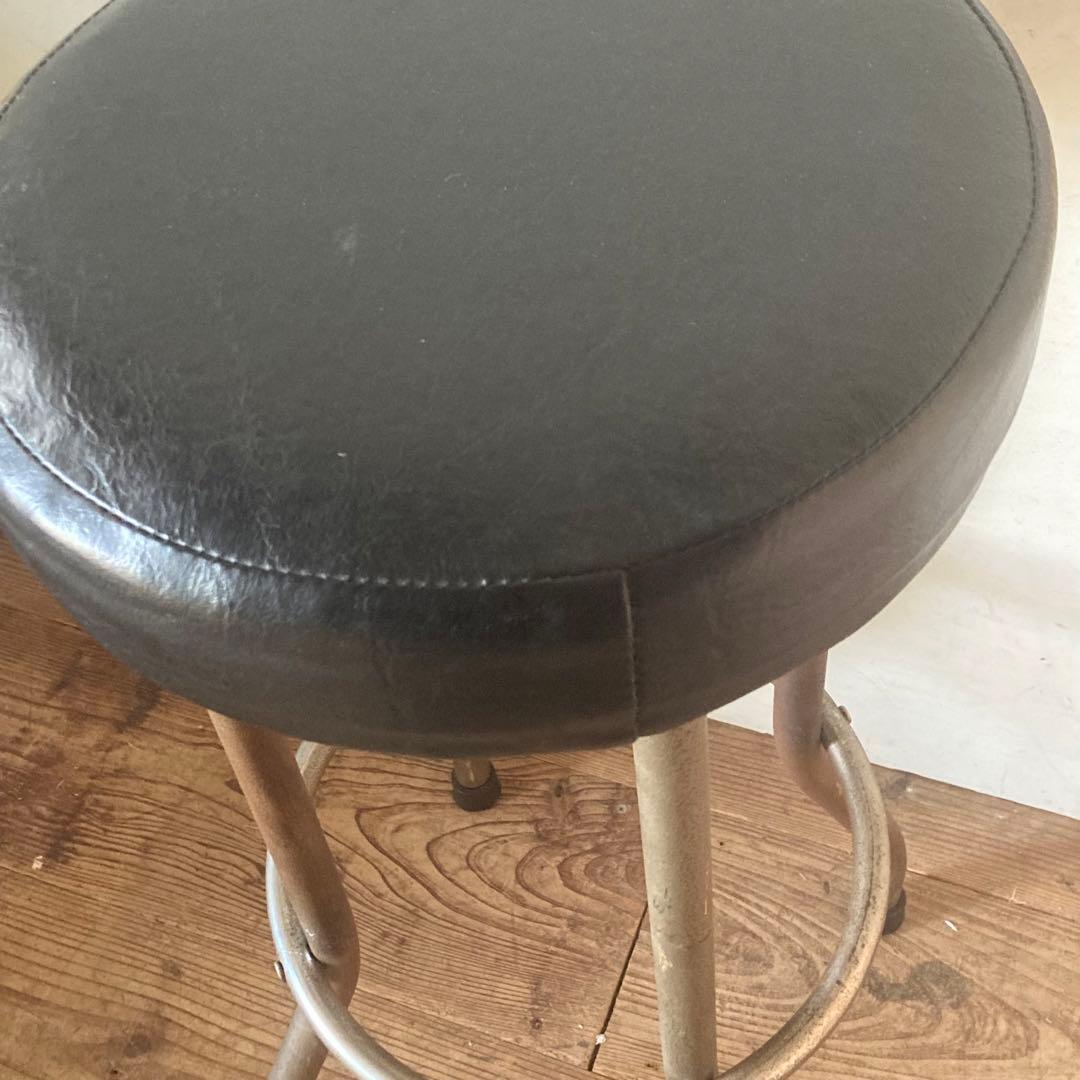 ヴィンテージ レトロ 回転式 カウンターチェア ハイスツール インダストリアル