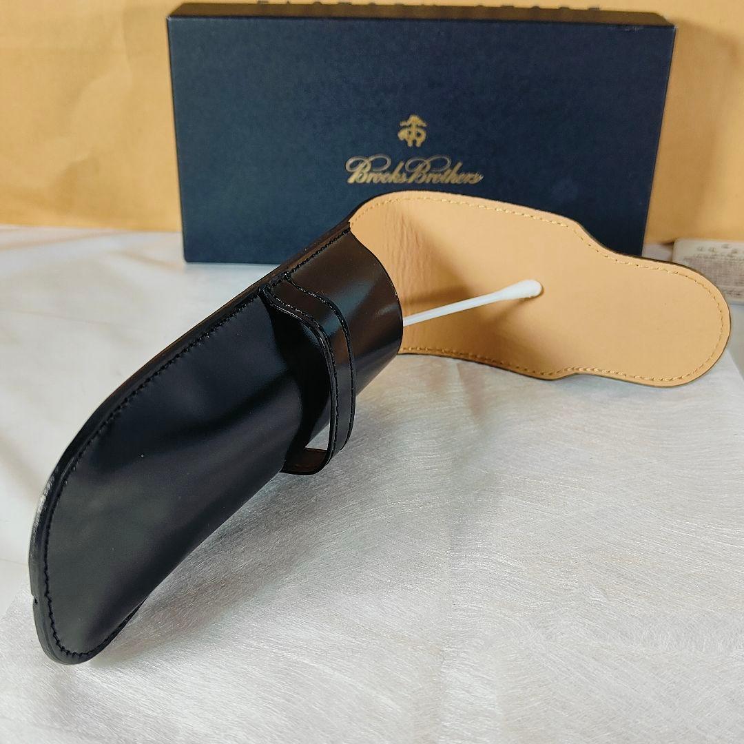 【新品極上品】ブルックスブラザーズ ホーウィン社製コードバン 高級馬革ペンケース