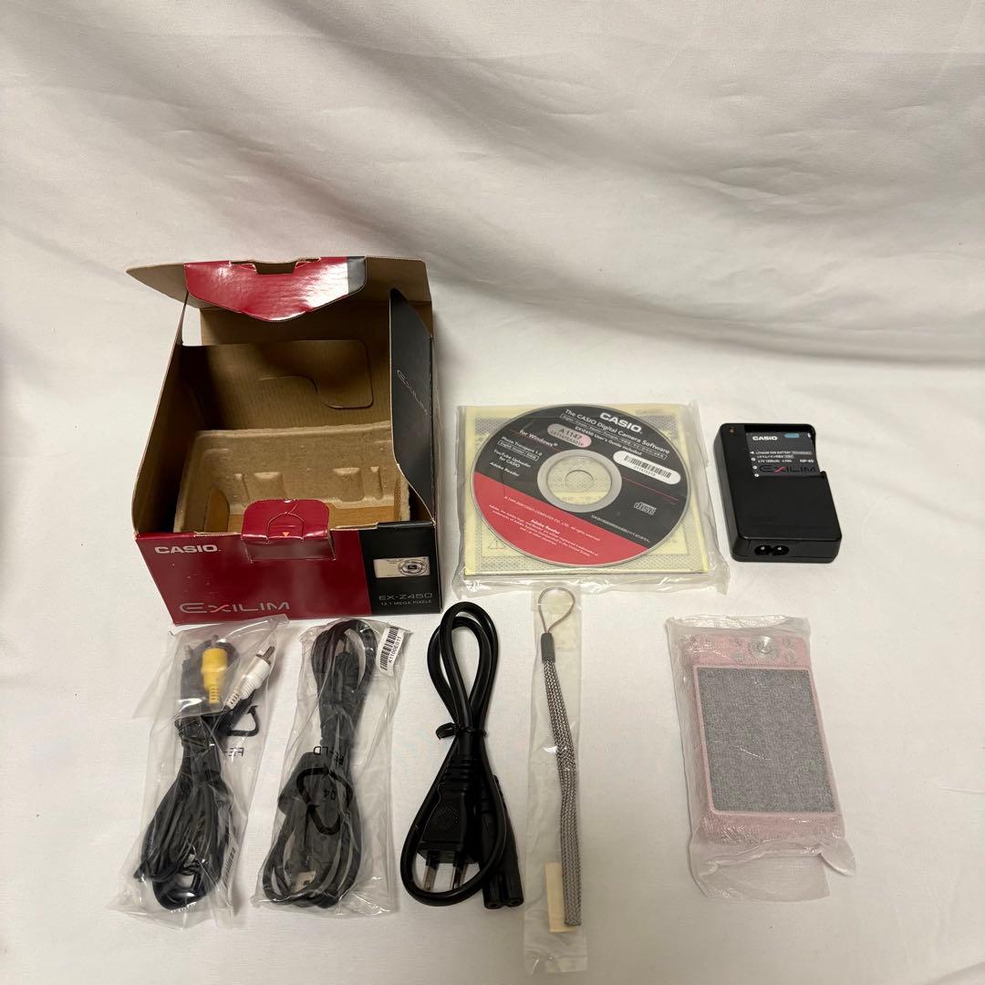 CASIO EXILIM EX-Z450 コンパクトデジタルカメラ　ピンク