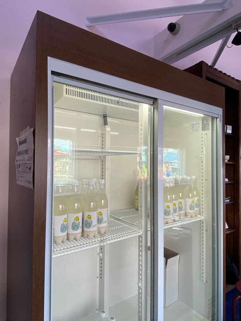 美品！ パナソニック　スライド扉冷蔵ショーケース