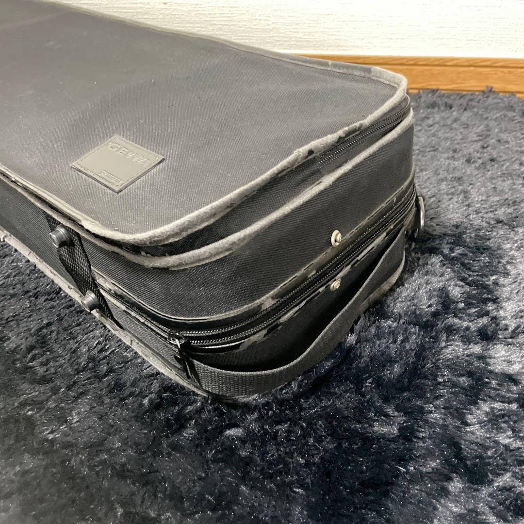 GEWA バイオリン用 ハードケース 4/4サイズ 弓4本収納可能