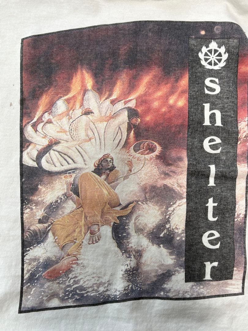 shelter バンドtシャツ 当時物 ロンT XL USA製