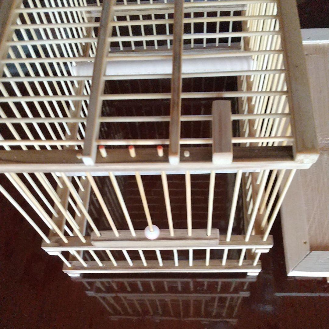 手作り竹製鳥籠